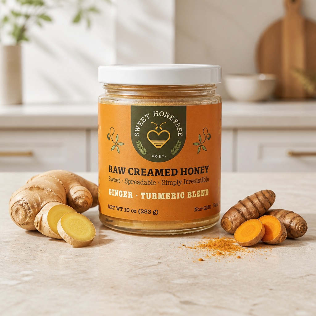 Raw Creamed Ginger-Turmeric Blend