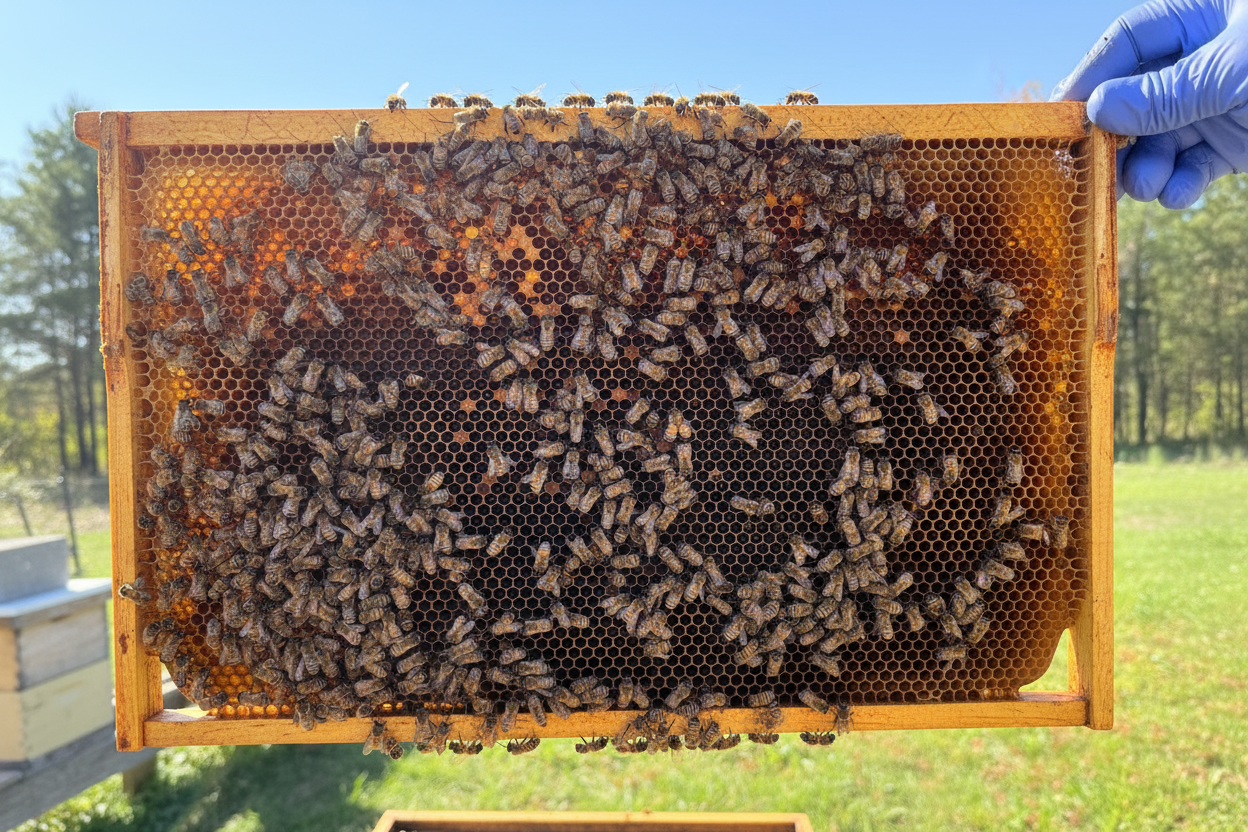 Enhanced honeycomb close-up